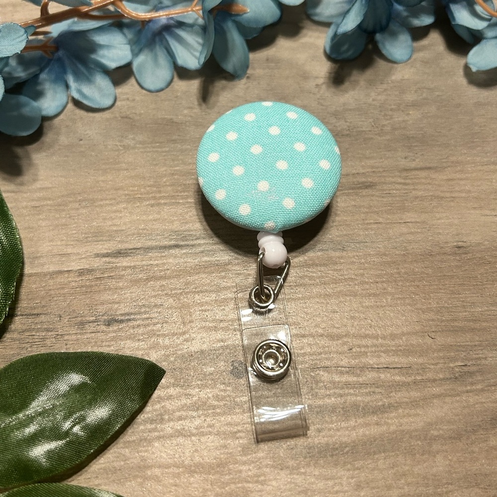 Polka Dot Badge Reel